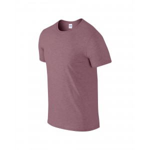 Gildan Softstyle Mens Ring Spun T-Shirt, heather maroon, M (T-shirt, 90-100% cotton)