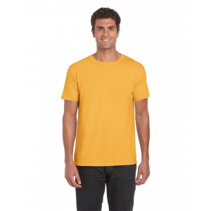 Gildan Softstyle Mens Ring Spun T-Shirt, honey, 2XL (T-shirt, 90-100% cotton)