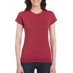 SOFTSTYLE<SUP><sup>®</sup></SUP> LADIES' T-SHIRT, Antique Cherry Red <font size=1>[ENG]</font>