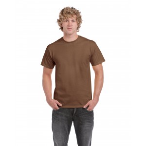 Gildan Ultra Cotton Adult T-shirt, Chestnut, 3XL (T-shirt, 90-100% cotton)