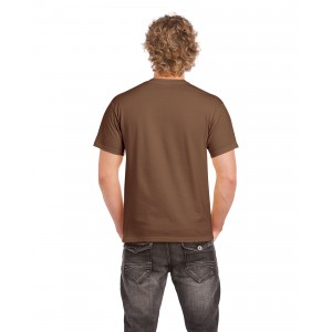 Gildan Ultra Cotton Adult T-shirt, Chestnut, 5XL (T-shirt, 90-100% cotton)