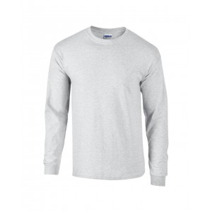 ULTRA COTTON<sup>™</sup> ADULT LONG SLEEVE T-SHIRT, Ash Grey <font size=1>[ENG]</font>