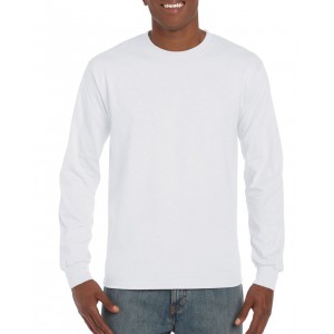 ULTRA COTTON<sup>™</sup> ADULT LONG SLEEVE T-SHIRT, White <font size=1>[ENG]</font>