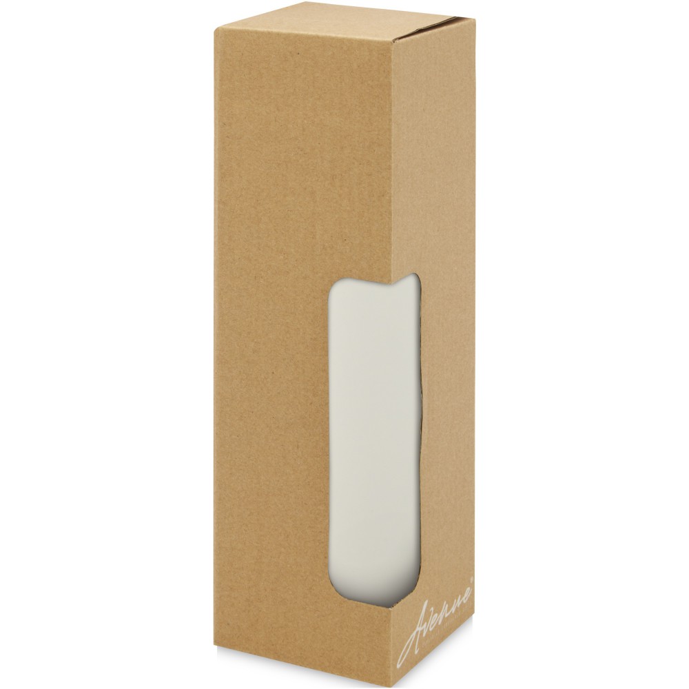 Lumi 300 ml Keramikbecher mit Bambusdeckel, weiss (Glas)