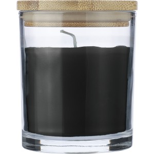 Glass candle Riven, black (Kerzen)