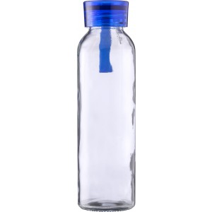 Glass drinking bottle (500 ml) Anouk, light blue (Water bottles)