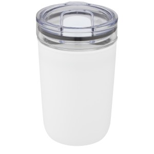 Bello 420 ml glass tumbler with recycled plastic outer wall, (Glasses)