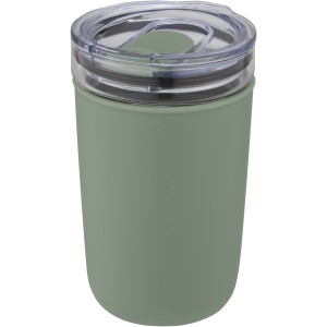 Bello 420 ml glass tumbler with recycled plastic outer wall, (Glasses)