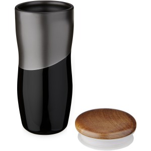 Reno 370 ml ceramic tumbler, Black (Glasses)