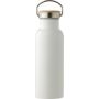 Stainless steel double-walled drinking bottle Odette, white