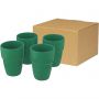 Staki 4-piece 280 ml stackable mug gift set, Green