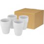 Staki 4-piece 280 ml stackable mug gift set, White