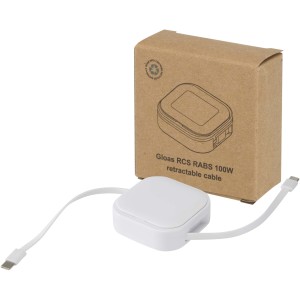 Gloas 5-in-1 recycled retractable data sync and 100W fast ch <font size=1>[ENG]</font>