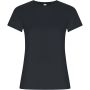 Golden short sleeve women's t-shirt, Ebony