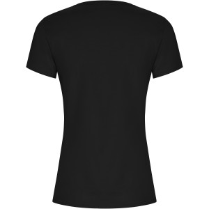 Golden short sleeve women's t-shirt, Solid black (T-shirt, 90-100% cotton)