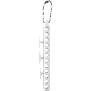 Recycled ABS golf tee set Aveline, white <font size=1>[ENG]</font>