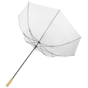 Romee 30'' windproof recycled PET golf umbrella, White (Golf umbrellas)