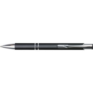 Kugelschreiber aus Metall Yvette, Schwarz