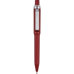 Recycled ABS ballpen Zephyra, burgundy <font size=1>[ENG]</font>