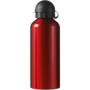 Aluminium bottle Isobel, red (Sport bottles)