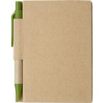 Paper notebook Cooper, light green