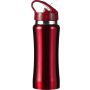 Stainless steel bottle Serena, red