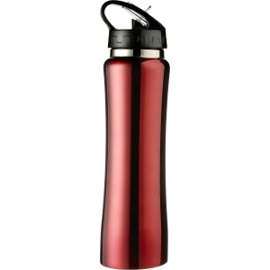 Stainless steel double walled flask Teresa, red (Sport bottles)