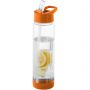 Tutti frutti bottle with infuser, Transparent,Orange