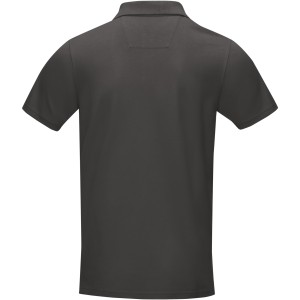 Graphite short sleeve men's  organic polo, Storm grey (Polohemden, 90-100% Baumwolle)