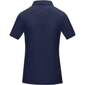 Graphite short sleeve women's  organic polo, Navy (Polohemden, 90-100% Baumwolle)