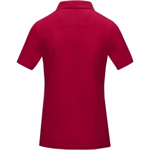 Graphite short sleeve women's  organic polo, Red (Polohemden, 90-100% Baumwolle)