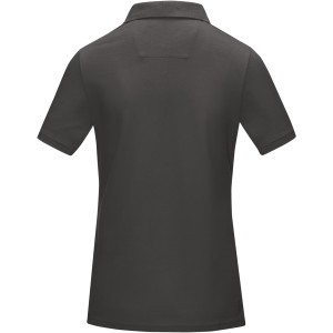 Graphite short sleeve women's  organic polo, Storm grey (Polohemden, 90-100% Baumwolle)