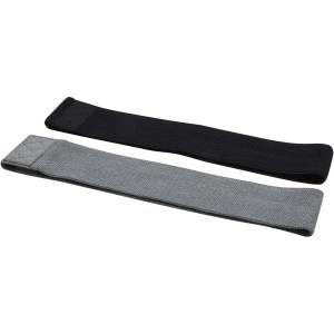 Grip 2-piece resistance band set, Solid black, Grey <font size=1>[ENG]</font>