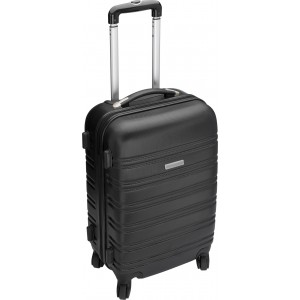 Trolley aus ABS-Kunststoff Serafina, Schwarz