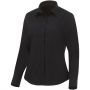 Hamell long sleeve ladies shirt, solid black