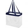 Hampton transparent tote bag, Navy, Transparent clear