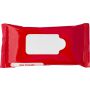 Plastic bag with 10 wet tissues Salma, red
