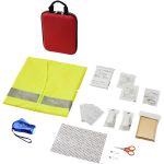 Handies 46-piece first aid kit and safety vest, Red (12601200)