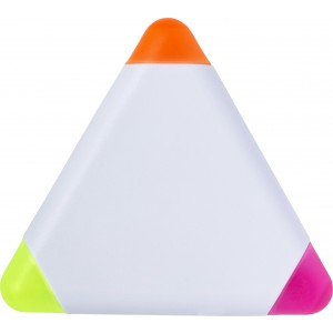 Textmarker aus Kunststoff Mica, Wei