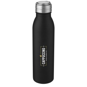 Harper 700 ml stainless steel sport bottle with metal loop,  (Water bottles)