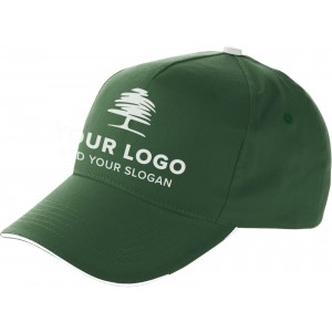 Cotton cap Beau, green (Hats)