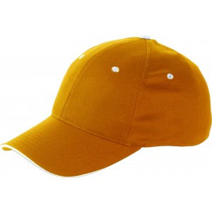 Cotton twill cap Chris, orange (Hats)
