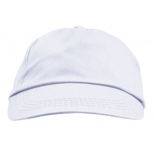 Cotton twill cap Lisa, white (Hats)