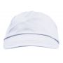 Cotton twill cap Lisa, white