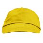 Cotton twill cap Lisa, yellow