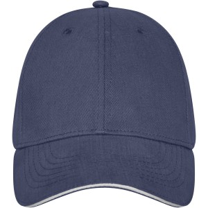Darton 6 panel sandwich cap, Navy (Hats)