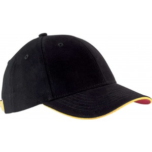 ORLANDO - 6 PANELS CAP, Black/Yellow/Red (Hats)