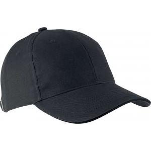 ORLANDO - 6 PANELS CAP, Dark Grey/Black (Hats)