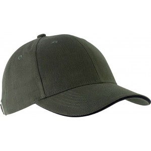 ORLANDO - 6 PANELS CAP, Khaki/Black (Hats)