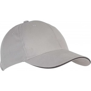 ORLANDO - 6 PANELS CAP, Light Grey/Dark Grey (Hats)